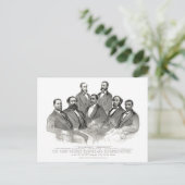 Erster farbiger Senator und Vertreter Postkarte (Stehend Vorderseite)