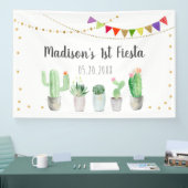 Erster Fiesta Cactus Birthday Banner (Messe)