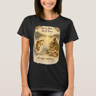 Erster Fisch erste Liebe fängt immer T-Shirt