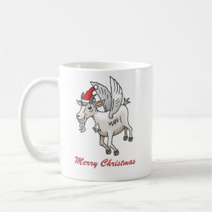 Erster Flug des Weihnachtsbocks Kaffeetasse