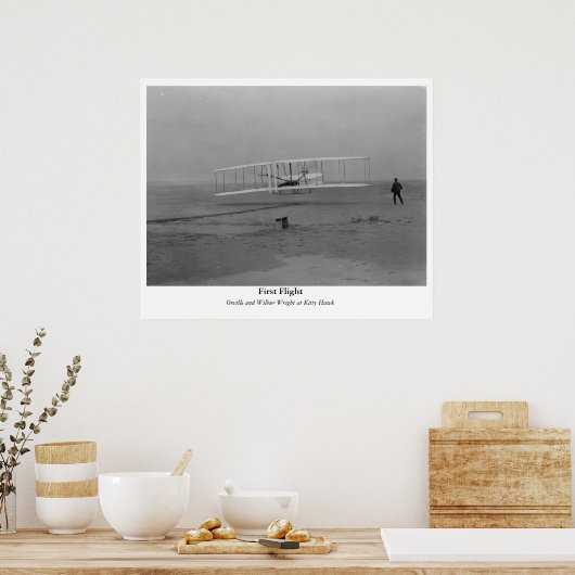 Erster Flug Poster (Küche)