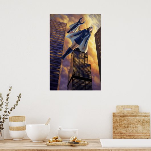 Erster Flug Poster (Küche)