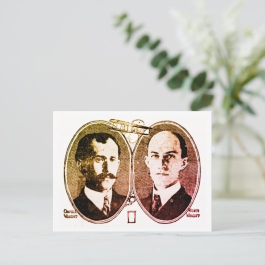 Erster Flug Postkarte (Stehend Vorderseite)