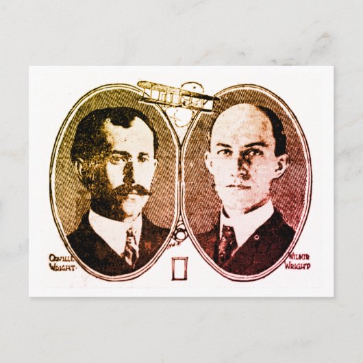 Erster Flug Postkarte (Vorderseite)