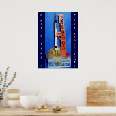 Erster Flugdruck Poster (Küche)