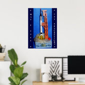 Erster Flugdruck Poster (Heimbüro)