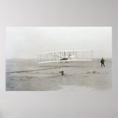 ERSTER FLUGZEUG - Wright Bros 1903 Poster (Vorne)