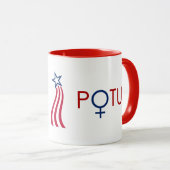 Erster Frauen-Präsident Mug Tasse (VorderseiteRechts)