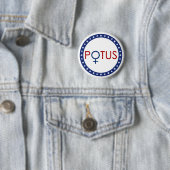 Erster Frauen-Präsident Round Button (Beispiel)