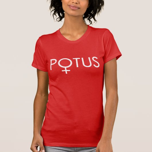 Erster Frauen-Präsident T-Shirt (Vorderseite)