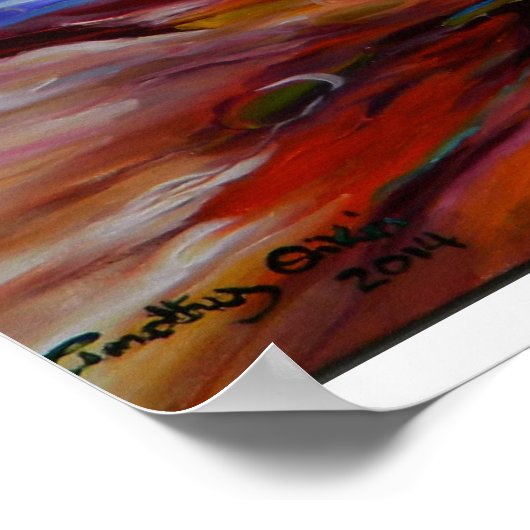 Erster Garten Poster (Ecke)