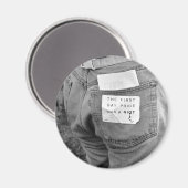 Erster Gay Pride Magnet (Vorderseite/Rückseite)
