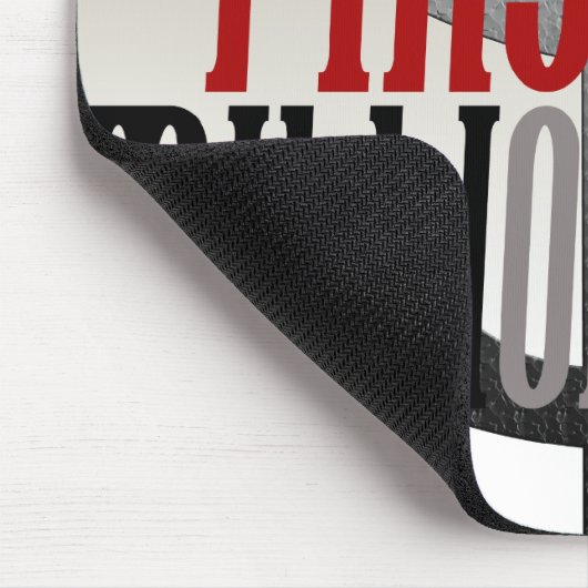 "Erster geborener Millionaire " Mousepad (Ecke)