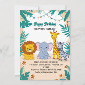 Erster Geburtstag 1. Geburtstag Einladung (Vorderseite)