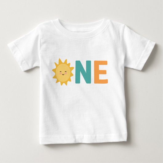 ERSTER GEBURTSTAG BABY T-SHIRT (Vorderseite)