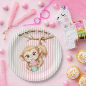 Erster Geburtstag Babyaffe Pappteller (Party)