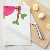 Erster Geburtstag Birdie Handtuch (Viertel Falte)