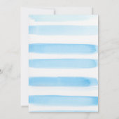 Erster Geburtstag Boy Teddy Bear Ice Creme Einladung (Rückseite)