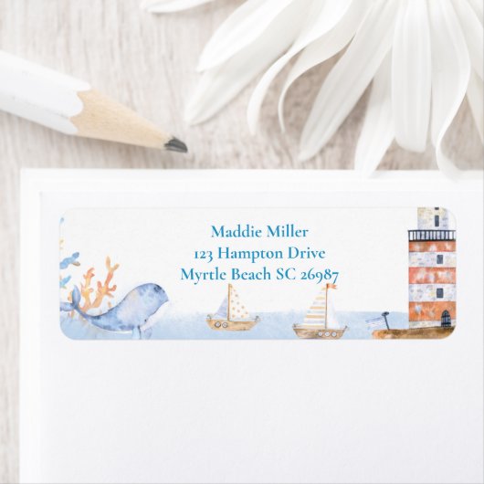 Erster Geburtstag Boys Nautical Blue Lighthouse (Insitu)