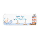 Erster Geburtstag Boys Nautical Blue Lighthouse (Vorne)