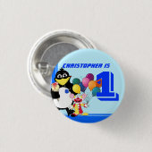 Erster Geburtstag Button (Vorne & Hinten)