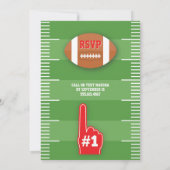 Erster Geburtstag der Red Boys im Fußball Einladung (Rückseite)