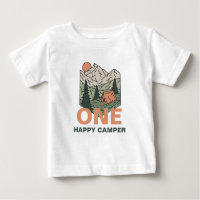 Erster Geburtstag eines glücklichen Camper