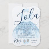 ERSTER GEBURTSTAG EINLADUNG (Vorderseite)