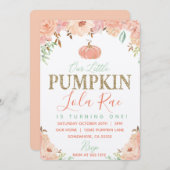 ERSTER GEBURTSTAG EINLADUNG (Vorne/Hinten)