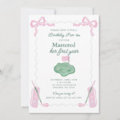 Erster Geburtstag - Einladung (Vorderseite)