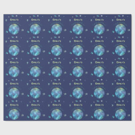 Erster Geburtstag | Erste Fahrt um die Sonne Geschenkpapier