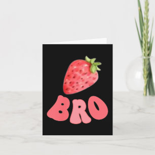 Erster Geburtstag Familie Lustig Bruder Strawberry Karte