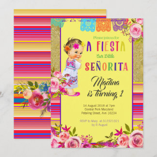 ERSTER GEBURTSTAG FIESTA CARD MEXICAN EINLADUNG
