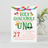 ERSTER GEBURTSTAG FIESTA EINLADUNG (Stehend Vorderseite)