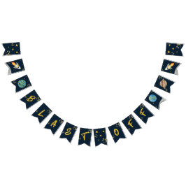 ERSTER GEBURTSTAG, GEBURTSTAG, SCHWARZES GIFT WIMPELKETTE