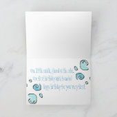 Erster Geburtstag Karte (Innenseite)