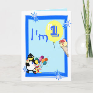 Erster Geburtstag Karte