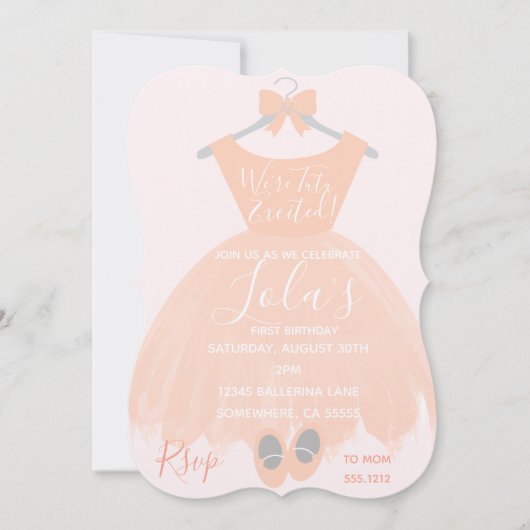 ERSTER GEBURTSTAG LADEN EIN EINLADUNG (Vorderseite)