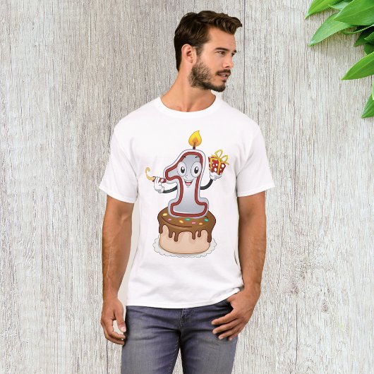 Erster Geburtstag Mascot Mens T - Shirt