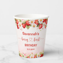 Erster Geburtstag mit Berry Pappbecher