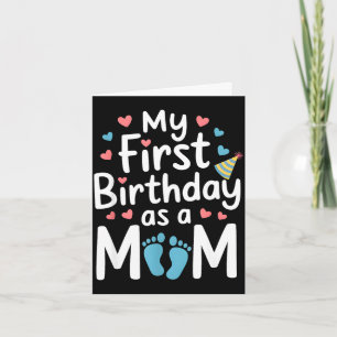 Erster Geburtstag neue Mutter Baby-Party glücklich Karte