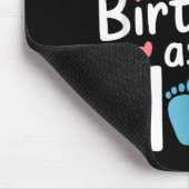 Erster Geburtstag neue Mutter Baby-Party glücklich Mousepad (Ecke)