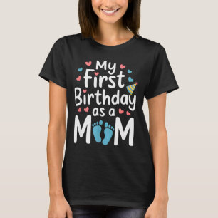 Erster Geburtstag neue Mutter Baby-Party glücklich T-Shirt