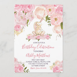 erster Geburtstag Osterhasen, irgendein Häschen Einladung