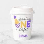 Erster Geburtstag Pappbecher (Rückseite)