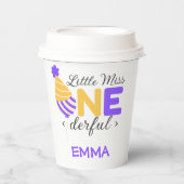 Erster Geburtstag Pappbecher (Vorderseite)