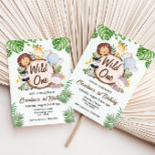 Erster Geburtstag Safari Geburtstag Einladung