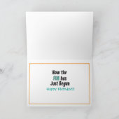 Erster Geburtstag Twin Boys Cartoon Niedlich Ethni Karte (Innenseite)