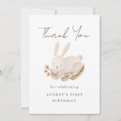 Erster Geburtstag Vielen Dank für Ihr Niedliches S (Vorderseite)