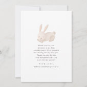 Erster Geburtstag Vielen Dank für Ihr Niedliches S (Rückseite)